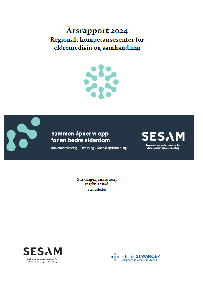 Front page SESAM annual report 2024