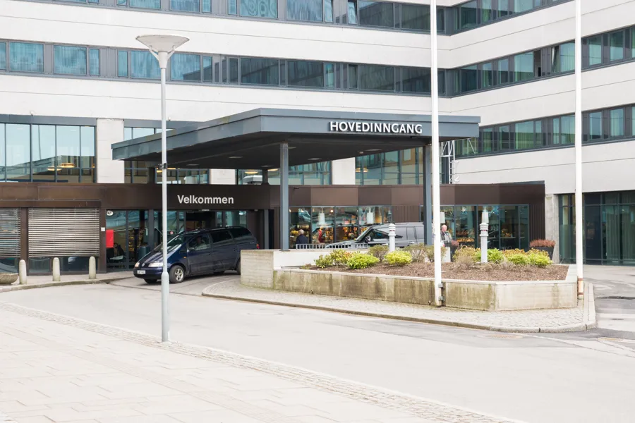 Hovedinngang sykehus