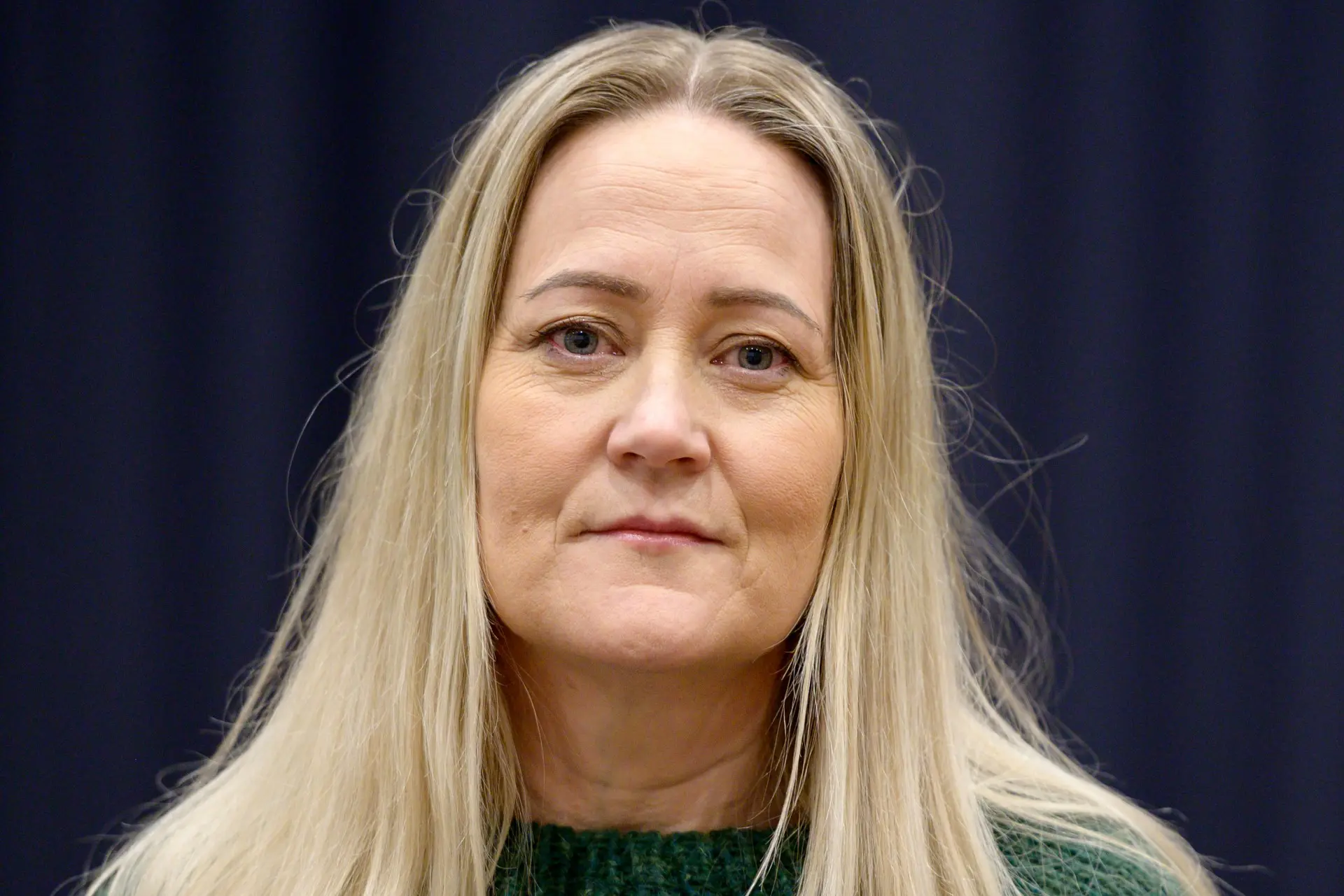A person with long hair