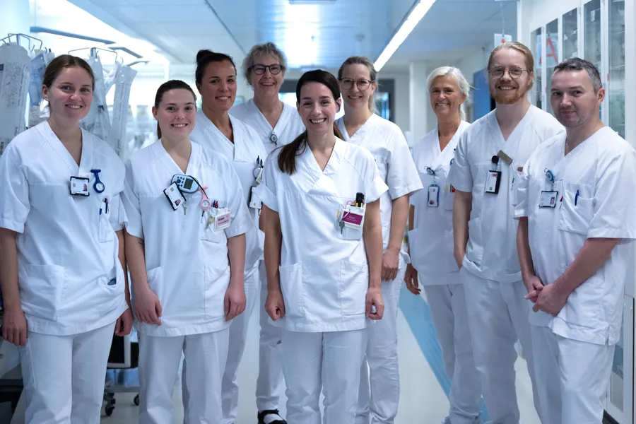 Helsepersonell i hvitt