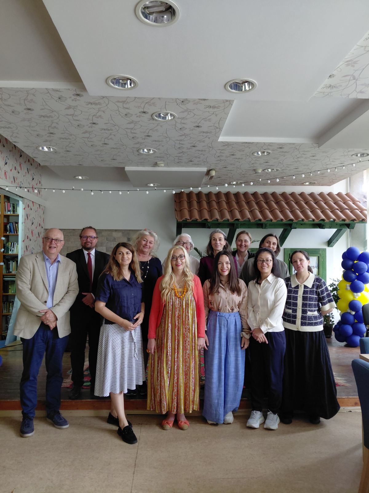 A group of people posing for a photo