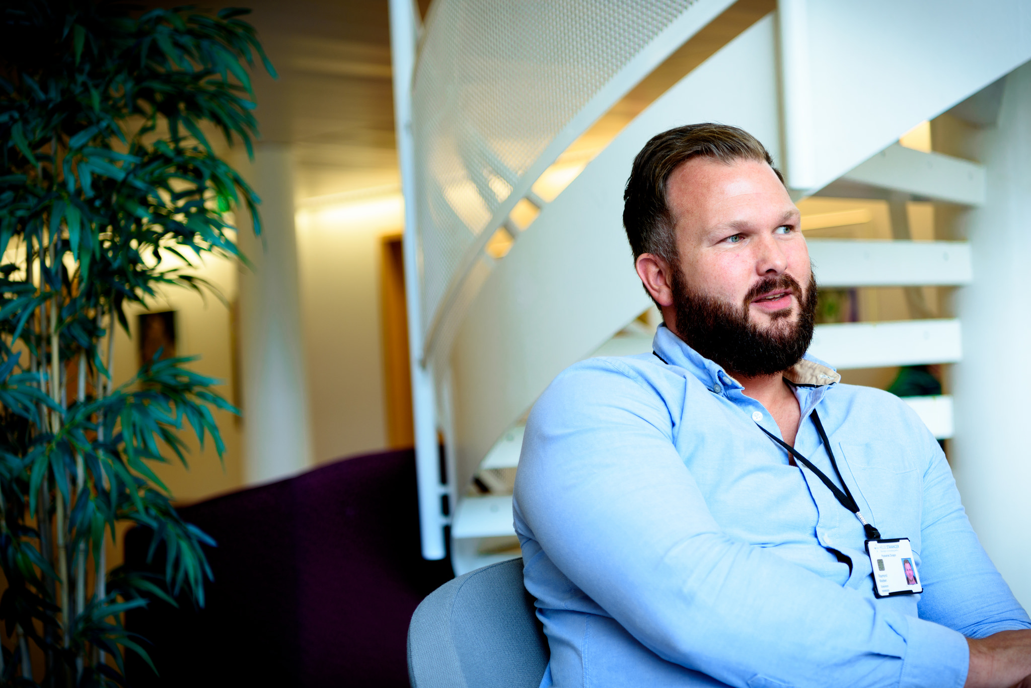 Raymond Madsen er deltaker i forbedringsutdanningen.