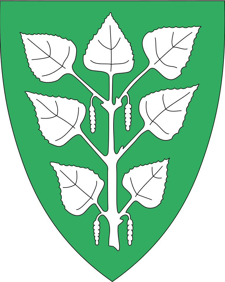 Kommunevåpen Bjerkreim. Grafikk.