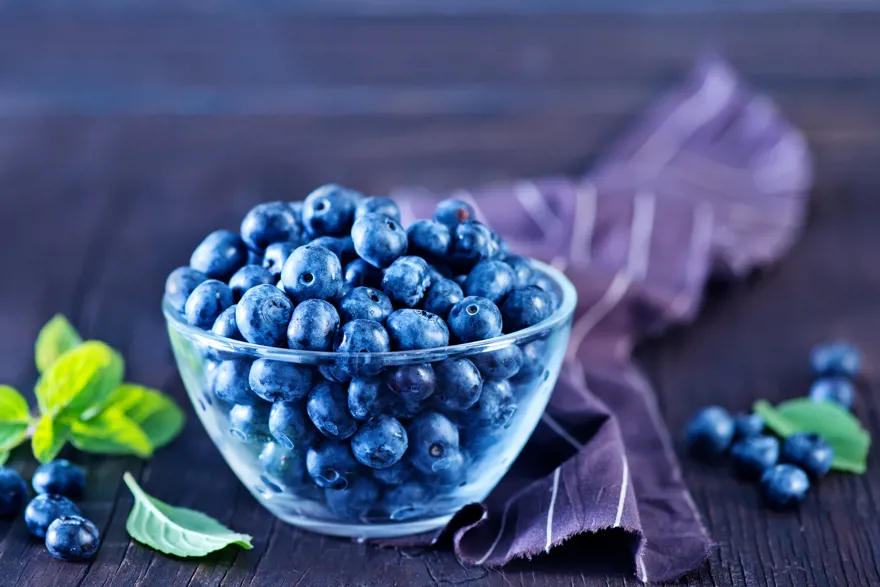 bilde av blåbær