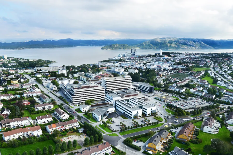 Sykehuset i fugleperspektiv