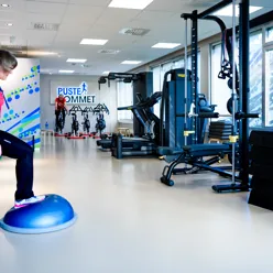 Treningsrom for kreftpasienter. Foto.