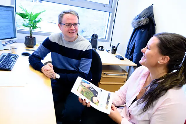 Conrad Bjørshol og Hege Kristin Kjærvoll