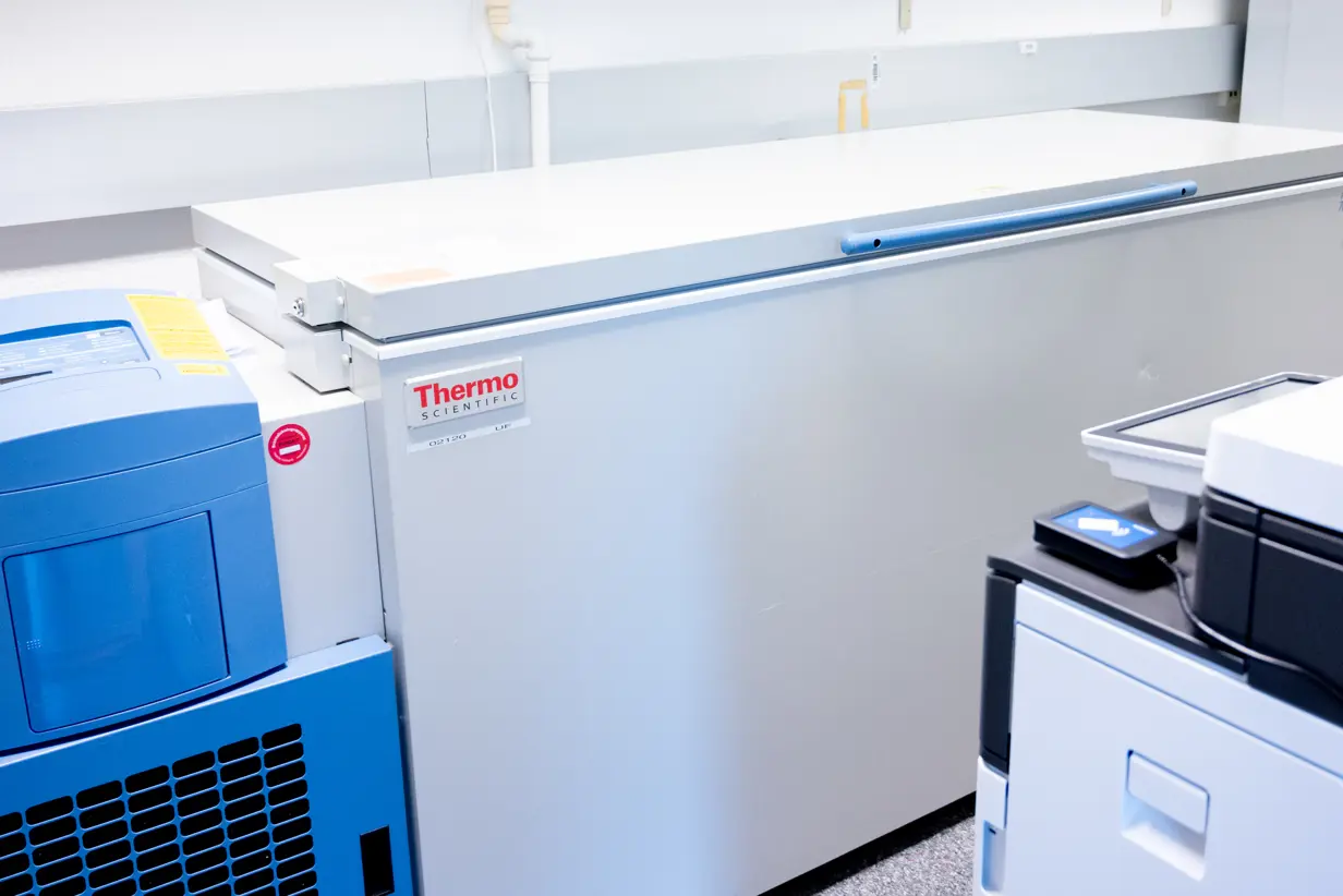 Fryser i labratorium