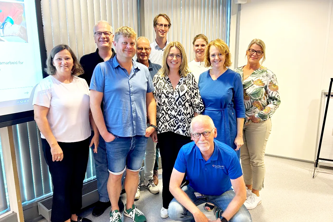 Gruppebilde med InterRegSim og representanter fra DSSH