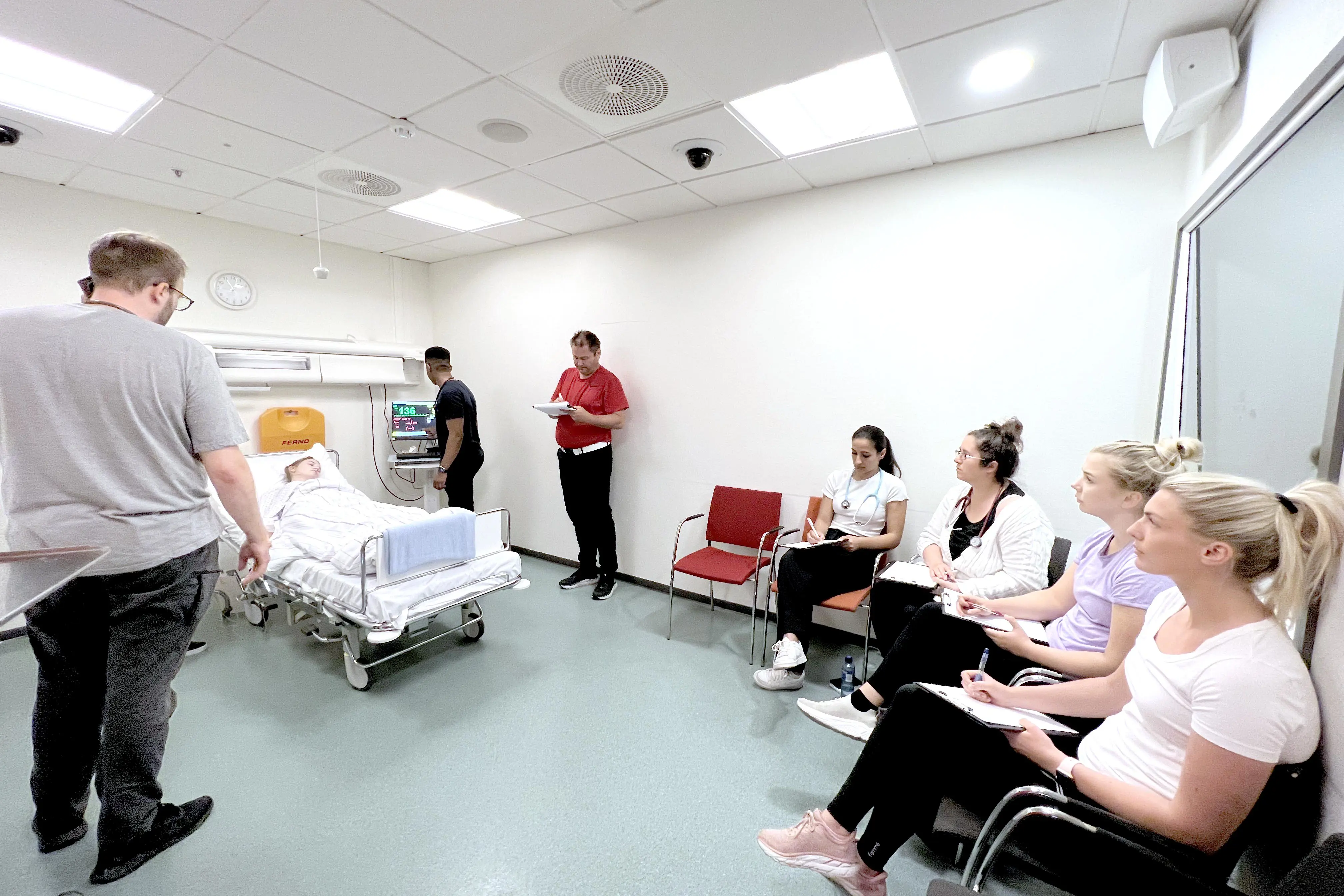 To dager med simulering i scenarioer som reflekterer kommende hverdagen til LIS1 (Foto: Gudmund Rørheim)