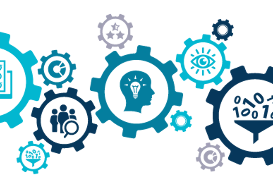 En gruppe sirkler med tall