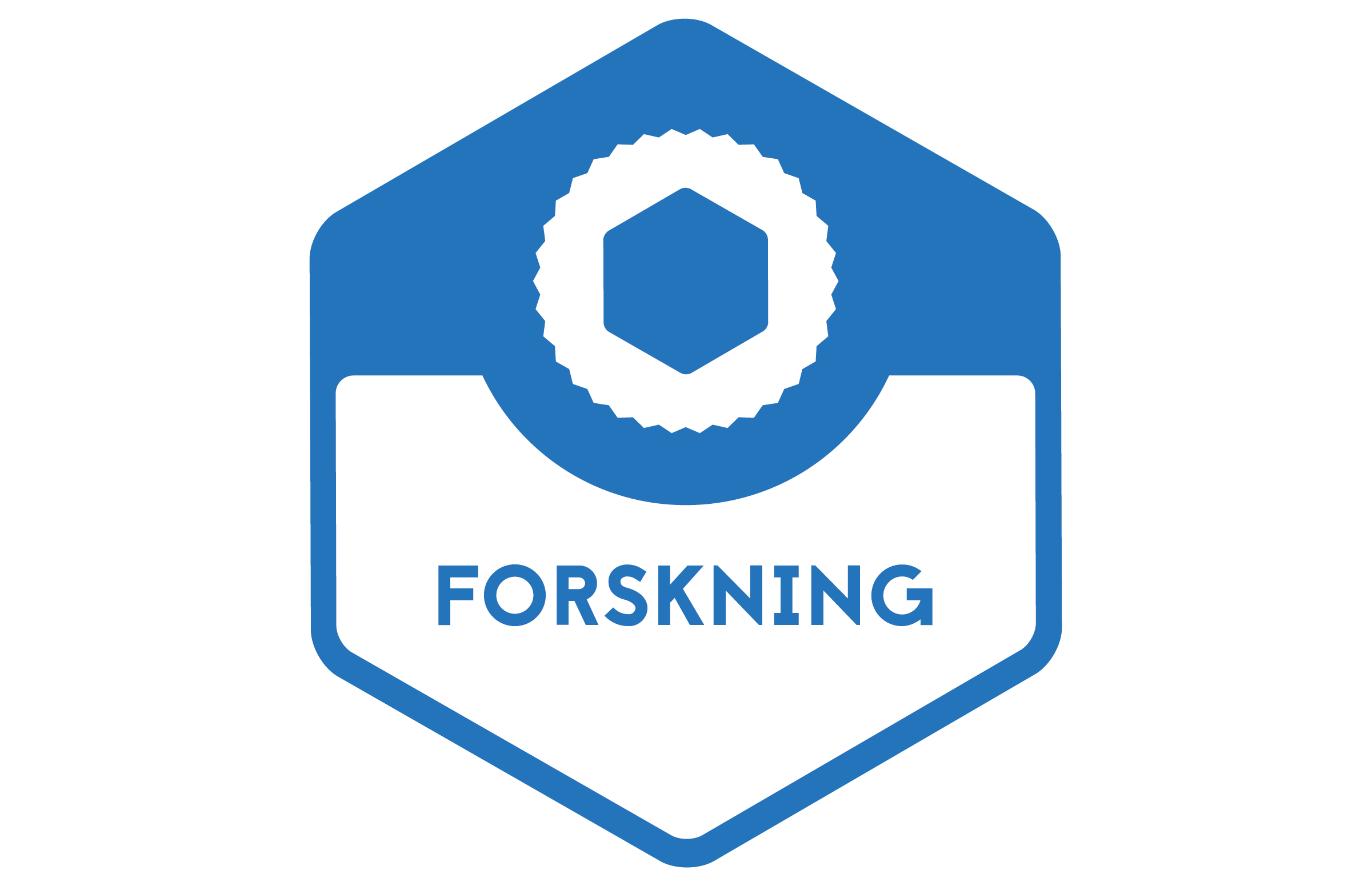 Et ikon med påskriften forskning på.