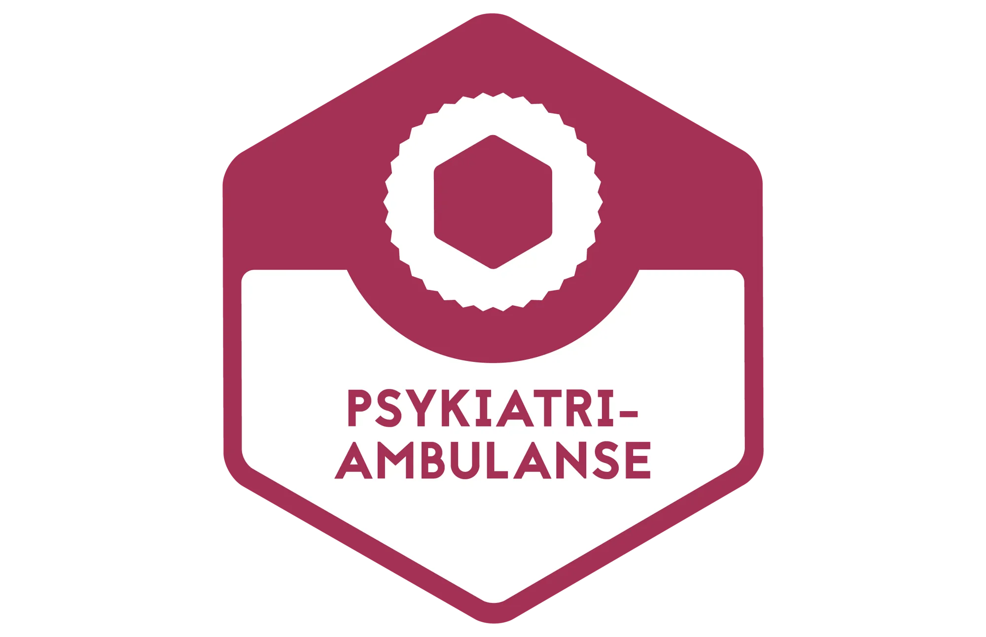 Ikon med påskriften psykiatriambulanse.