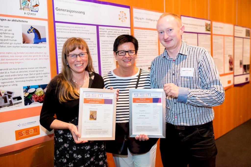 En gruppe personer som har et sertifikat