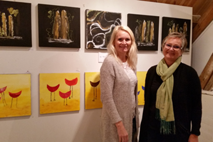 Anita Sletten og Mari Berge. Foto.