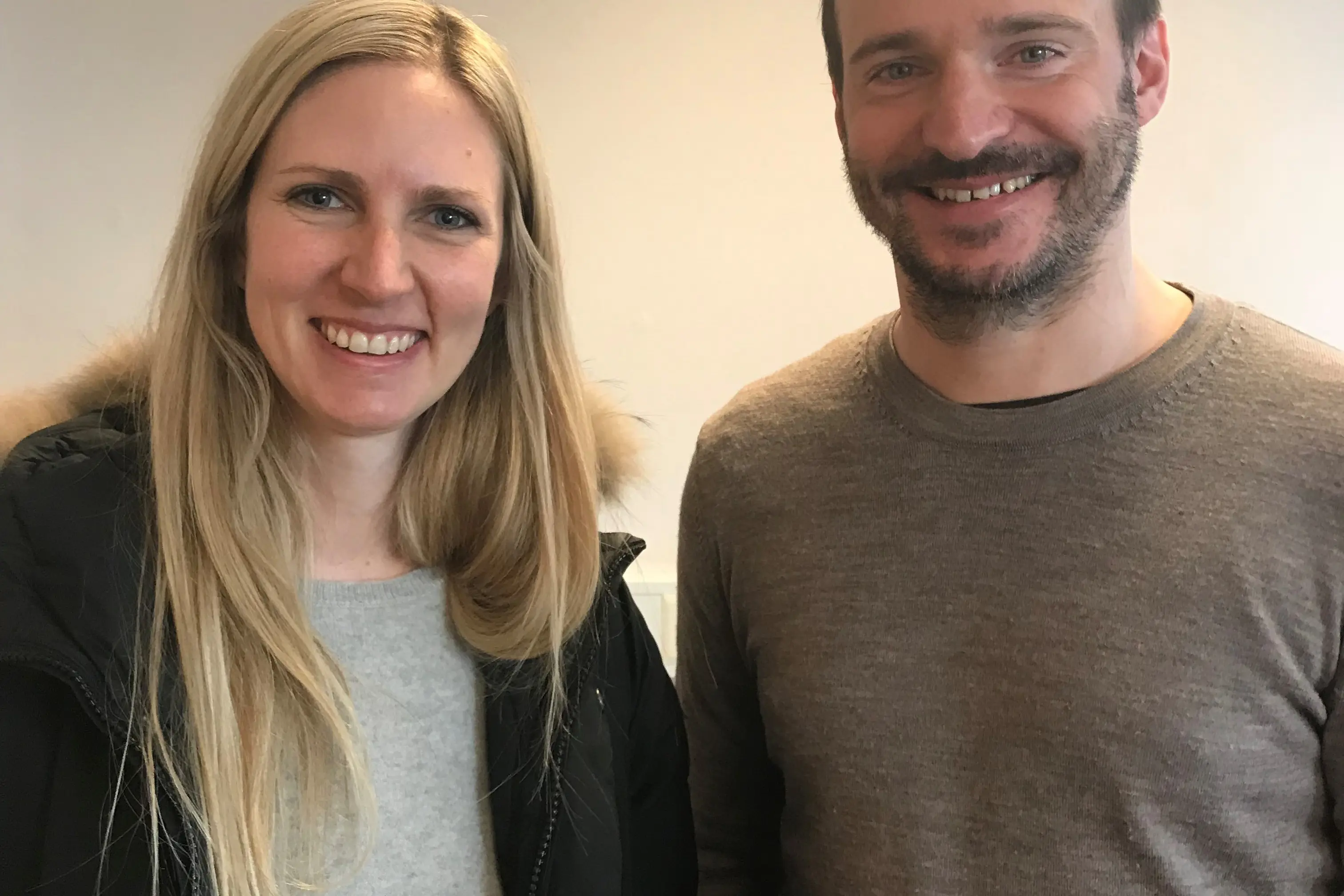 Førsteforfatter Marthe Førland sammen med sisteforfatter Johannes Lange