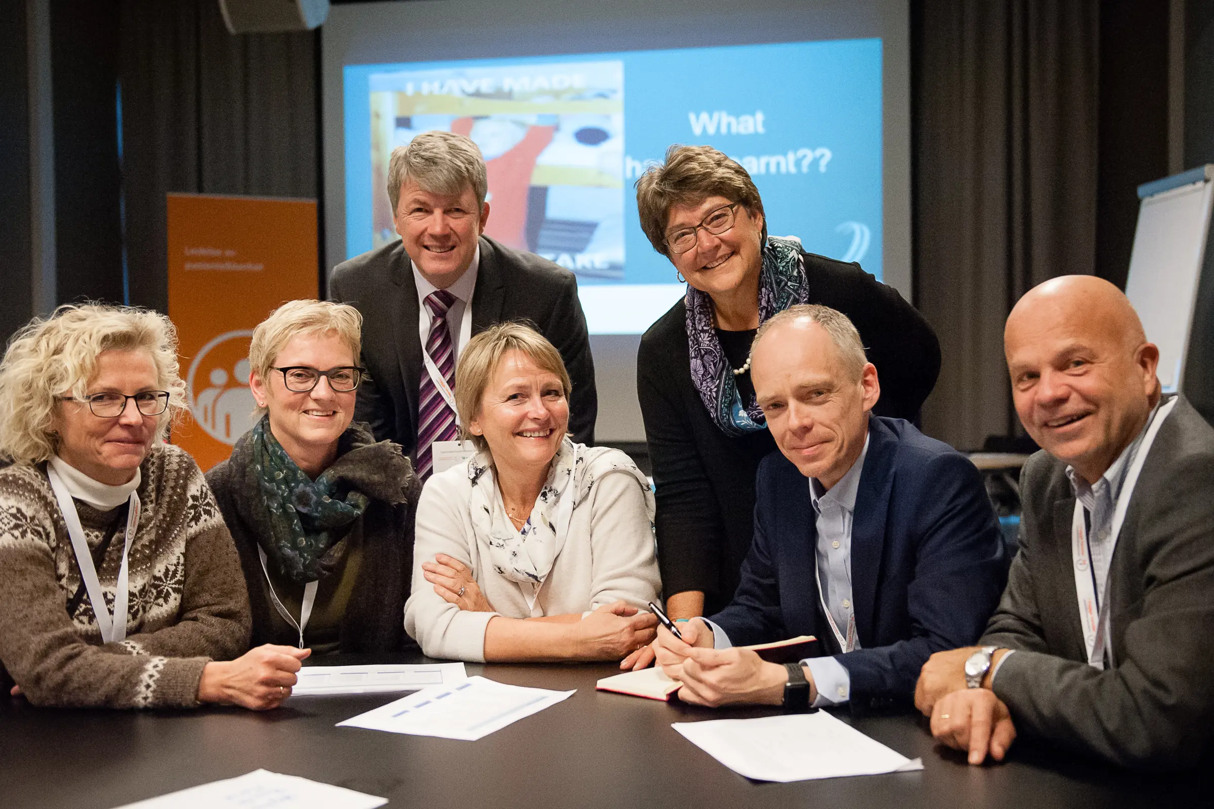 Deltakere på pasientsikkerhetskonferanse.