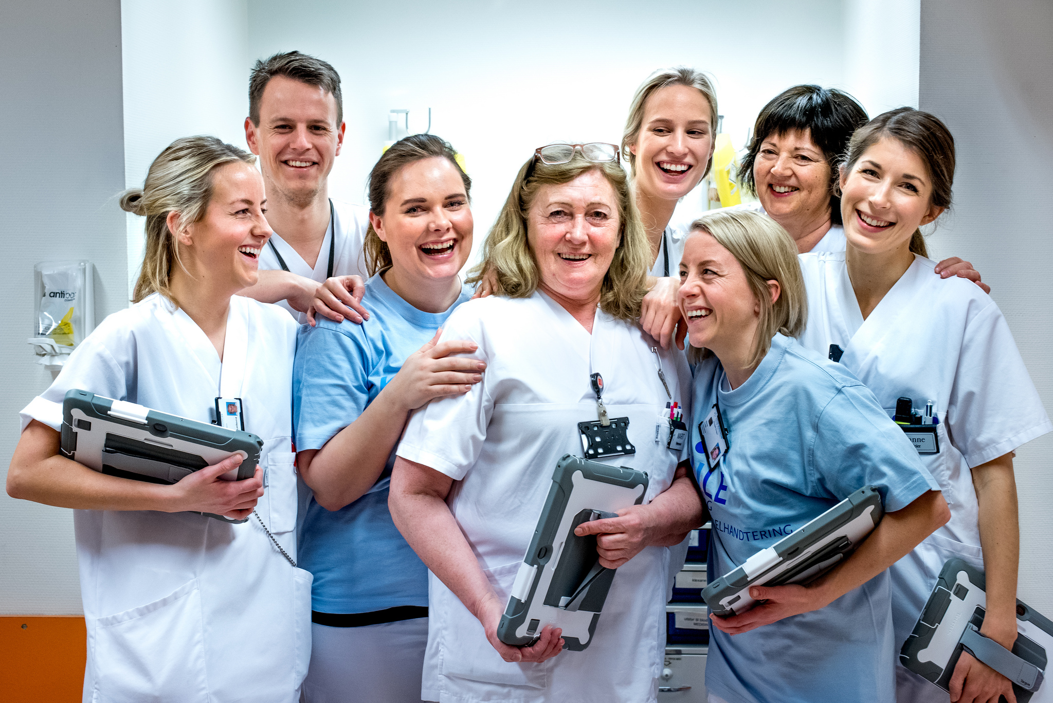 En gruppe medisinsk personell