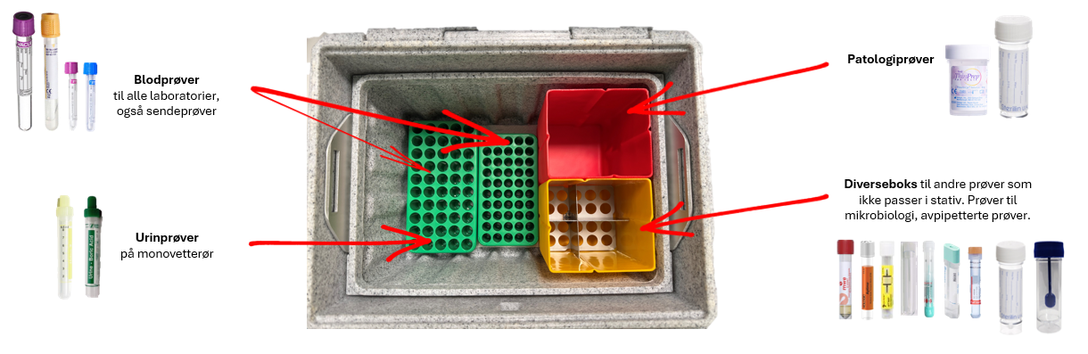 Et kretskort med forskjellige fargede ledninger