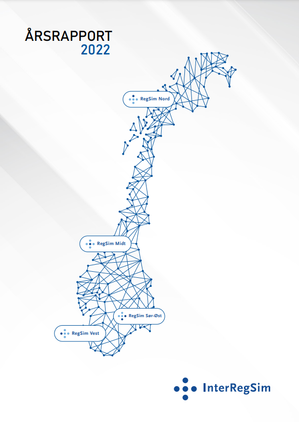 Skjermbilde av forsiden til årsrapport 2022